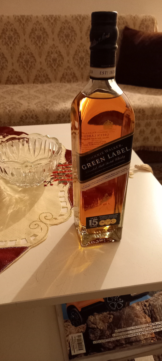 Green Label Blended Ουίσκι 15 Ετών Σκωτίας 43% 700ml