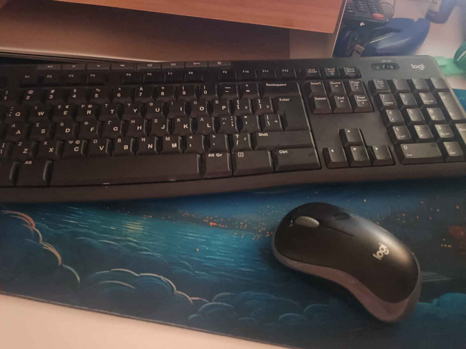 Logitech Wireless Combo MK270 Σετ Πληκτρολόγιο & Ποντίκι Ελληνικό