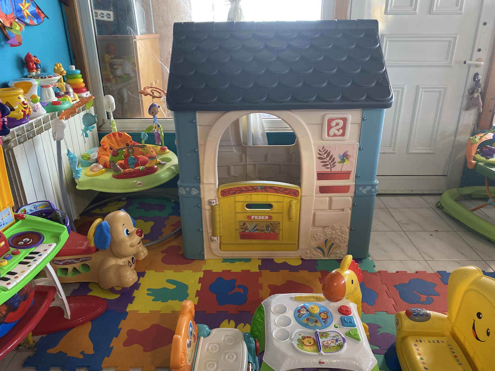 Feber Multifunctional Kids Playhouse Garden 85x124x124cm