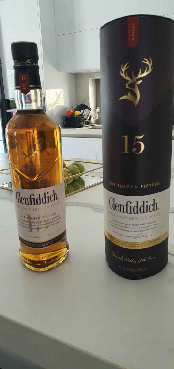 Solera Single Malt Whisky Scoțian de 15 Ani 40% 700ml