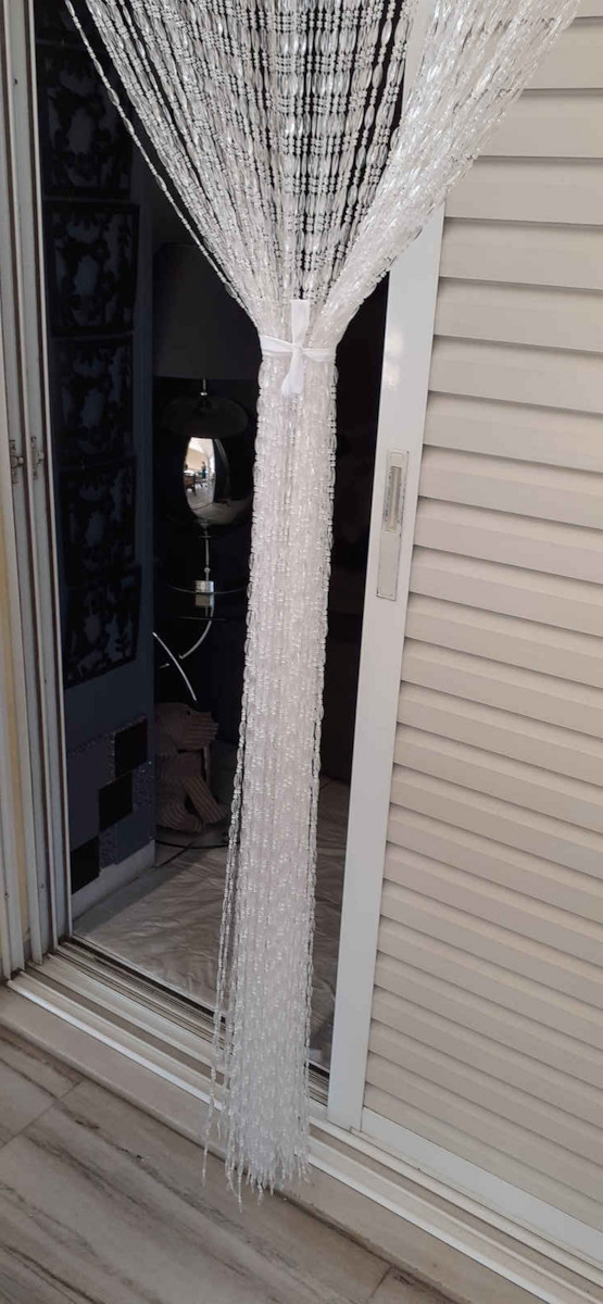 Door Curtain Transparent 140x230cm ΚΟ115