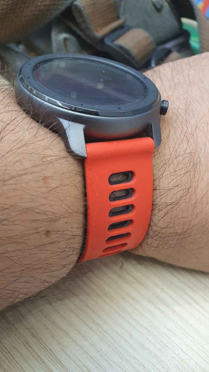 Dual Color Λουράκι Σιλικόνης Κόκκινο (Amazfit GTR 47mm)