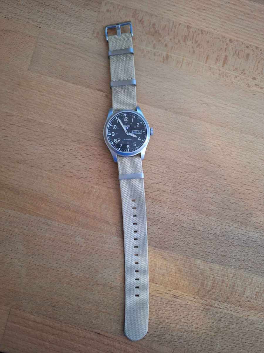 Fabric Strap Nato Black 20mm