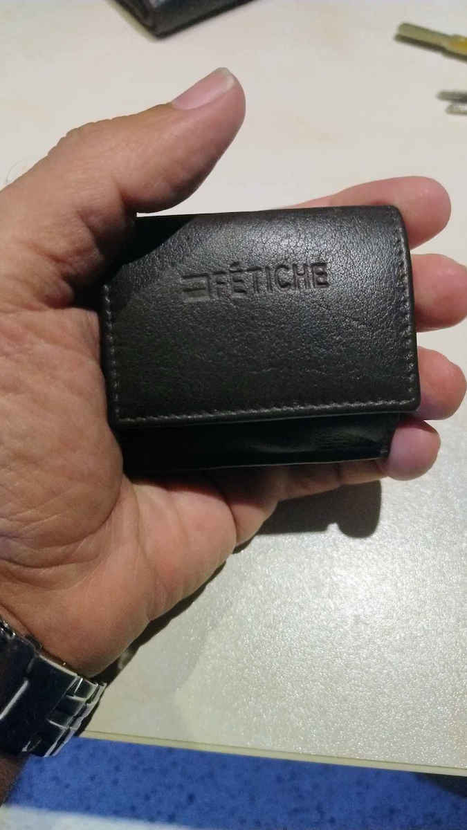 CA Leather Men's Wallet Classic Brown