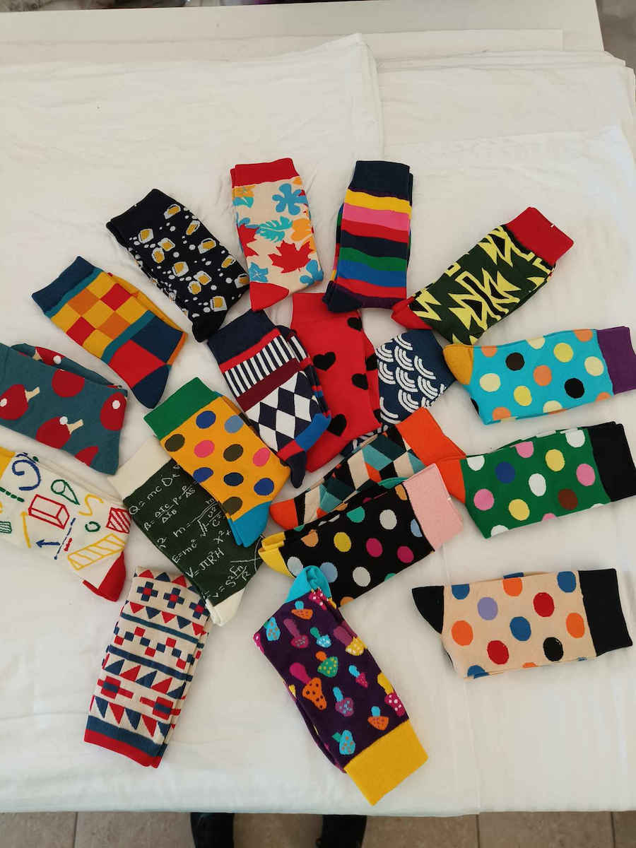 Yookie Gemusterte Socken Mehrfarbig 5Pack