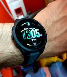Garmin Forerunner 165 43mm Rezistent la apă Smartwatch (Mist Gray