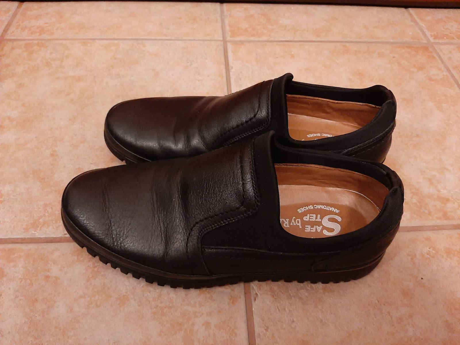 2039 Men's Anatomic Leather Casual Shoes Black