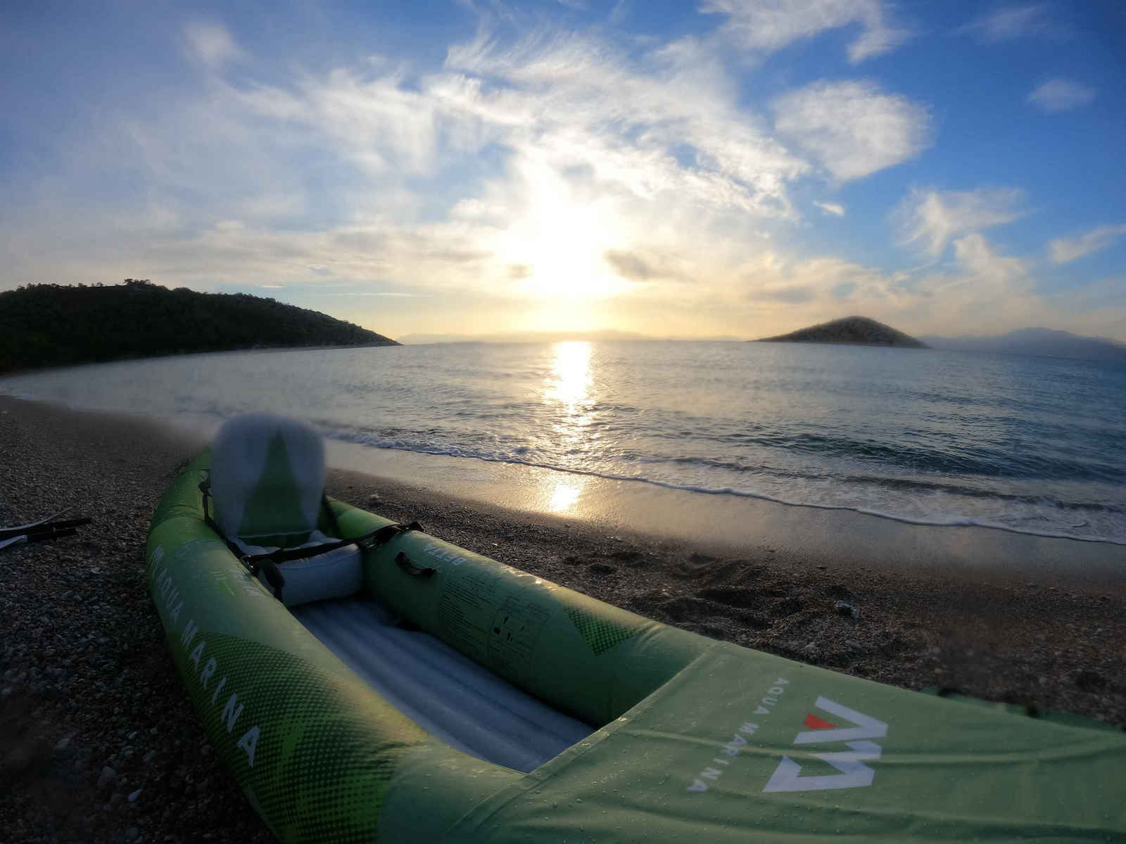 Aqua Marina 15673 Sit in Sea Kayak 1 Person Green 15673