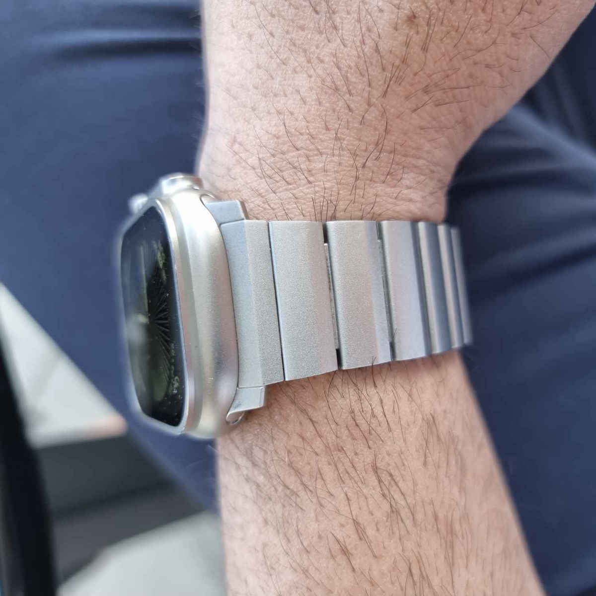 Tech-Protect Steelband Armband Rostfreier Stahl Silber (Apple Watch 44/45/46mm/Ultra 49mm)