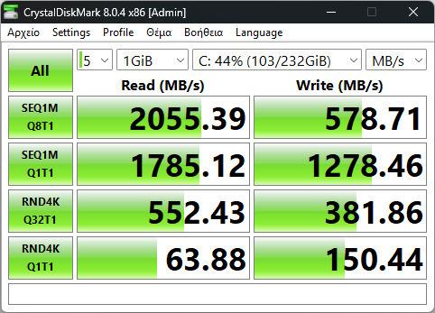 Kingston A2000 SSD 250GB τύπου M.2 με σύνδεση PCI Express 3.0 SA2000M8/250G