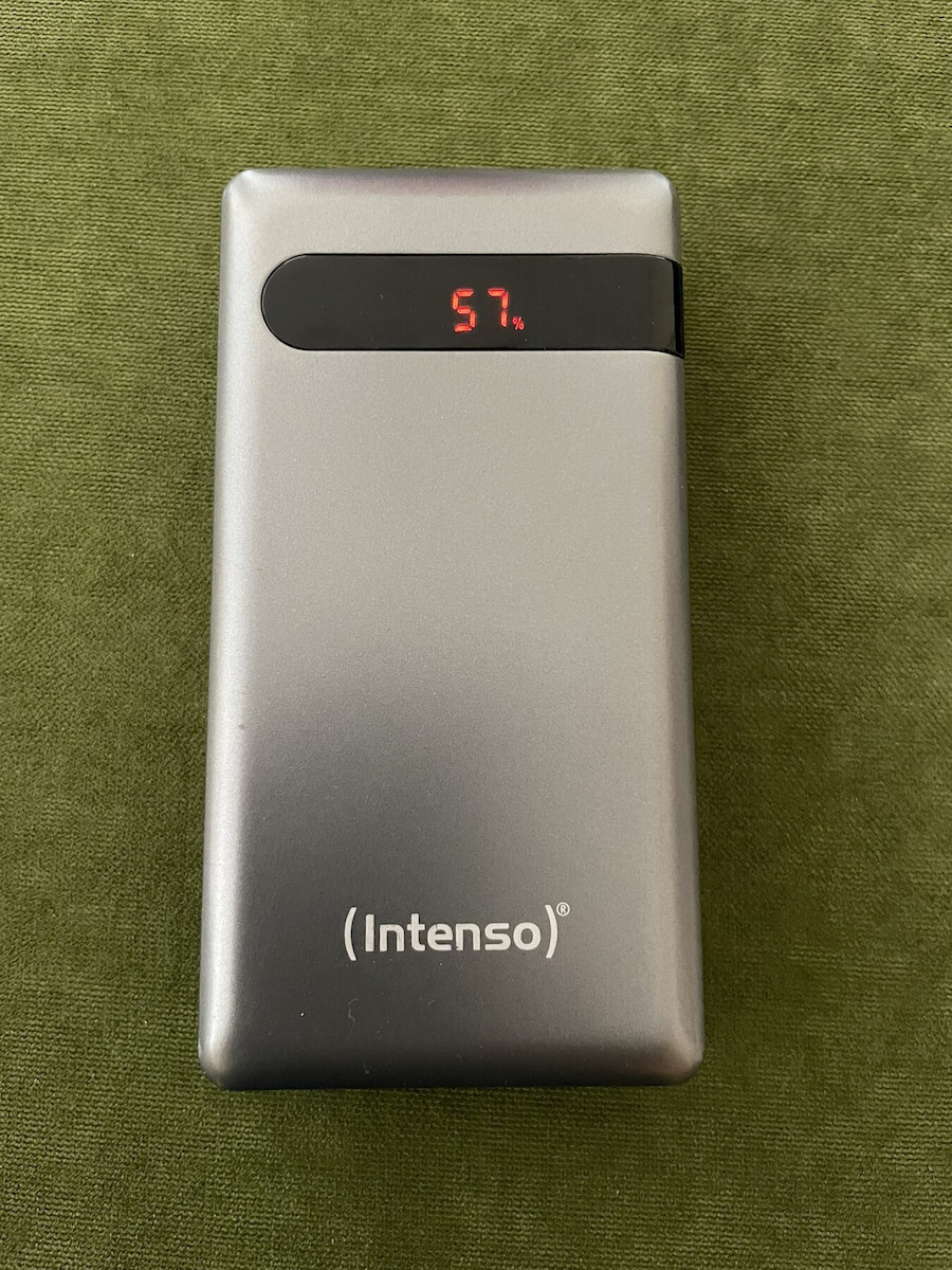 Intenso PD20000 Power Bank 20000mAh με Θύρα USB-A και Θύρα USB-C Quick Charge 3.0 / Power Delivery Γκρι