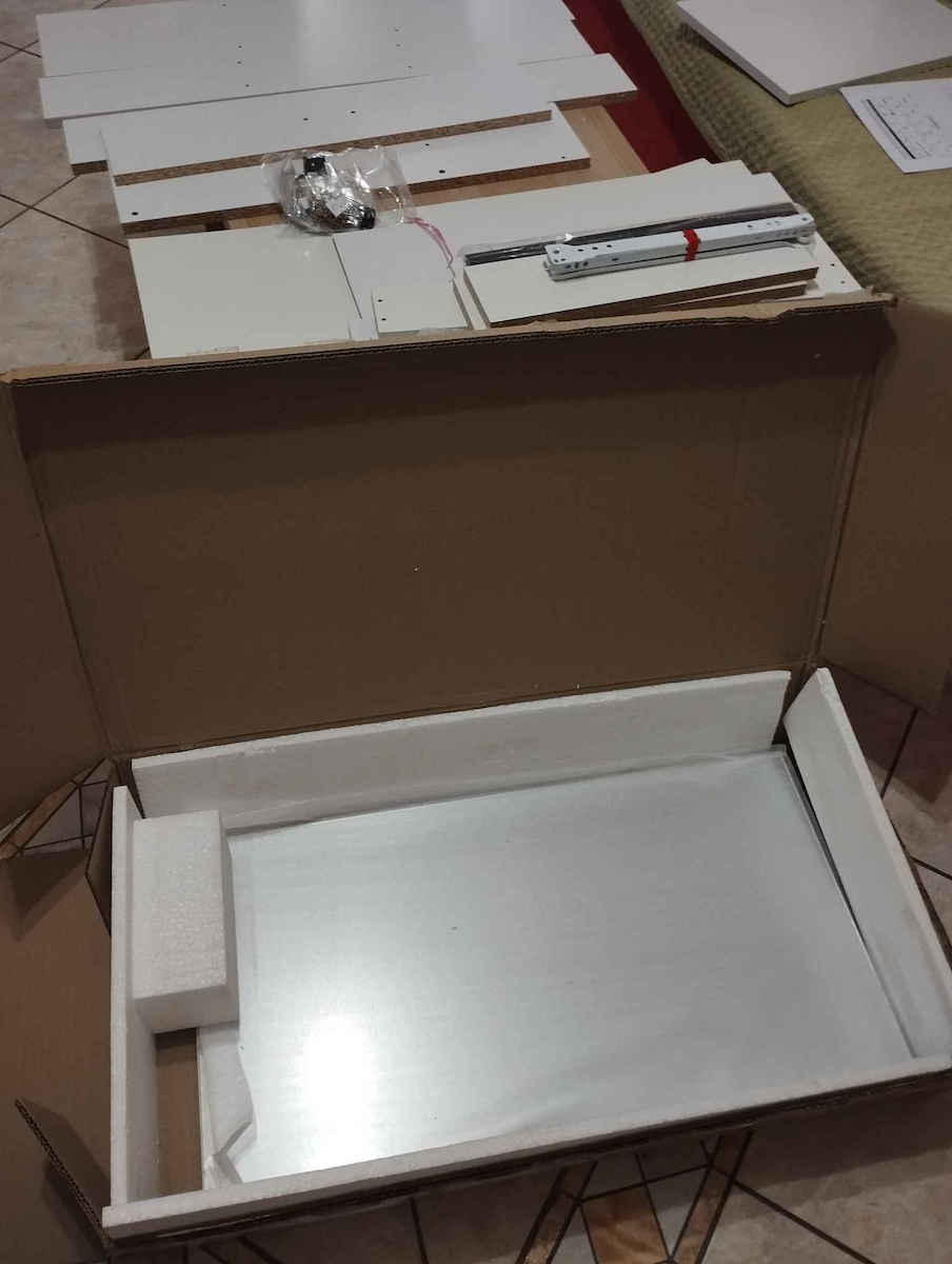 Тоалетна за грим Zelia Дървена Естествено с Огледало 60x40x151бр