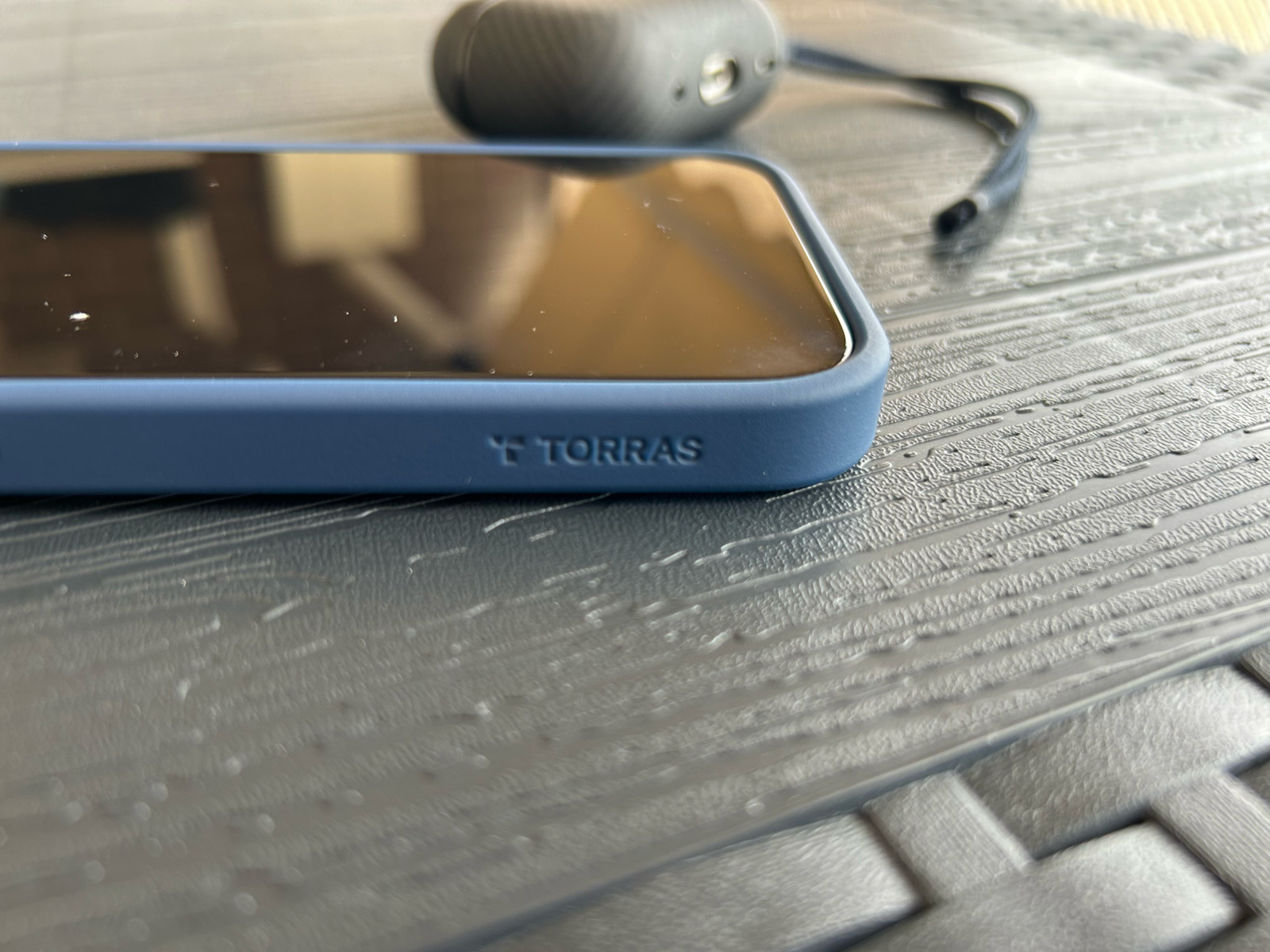 Torras Back Cover Σιλικόνης Navy Μπλε (iPhone 15 Pro)