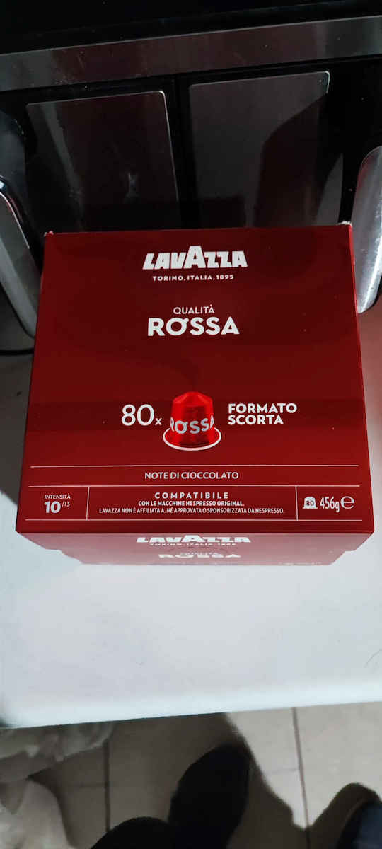 Lavazza Capsule Espresso Qualita Rossa Compatibile cu Mașina Nespresso 10capace