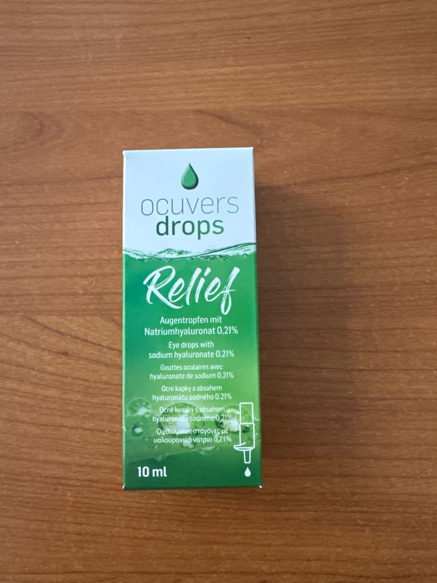 Ocuvers Drops Relief Οφθαλμικές Σταγόνες 10ml