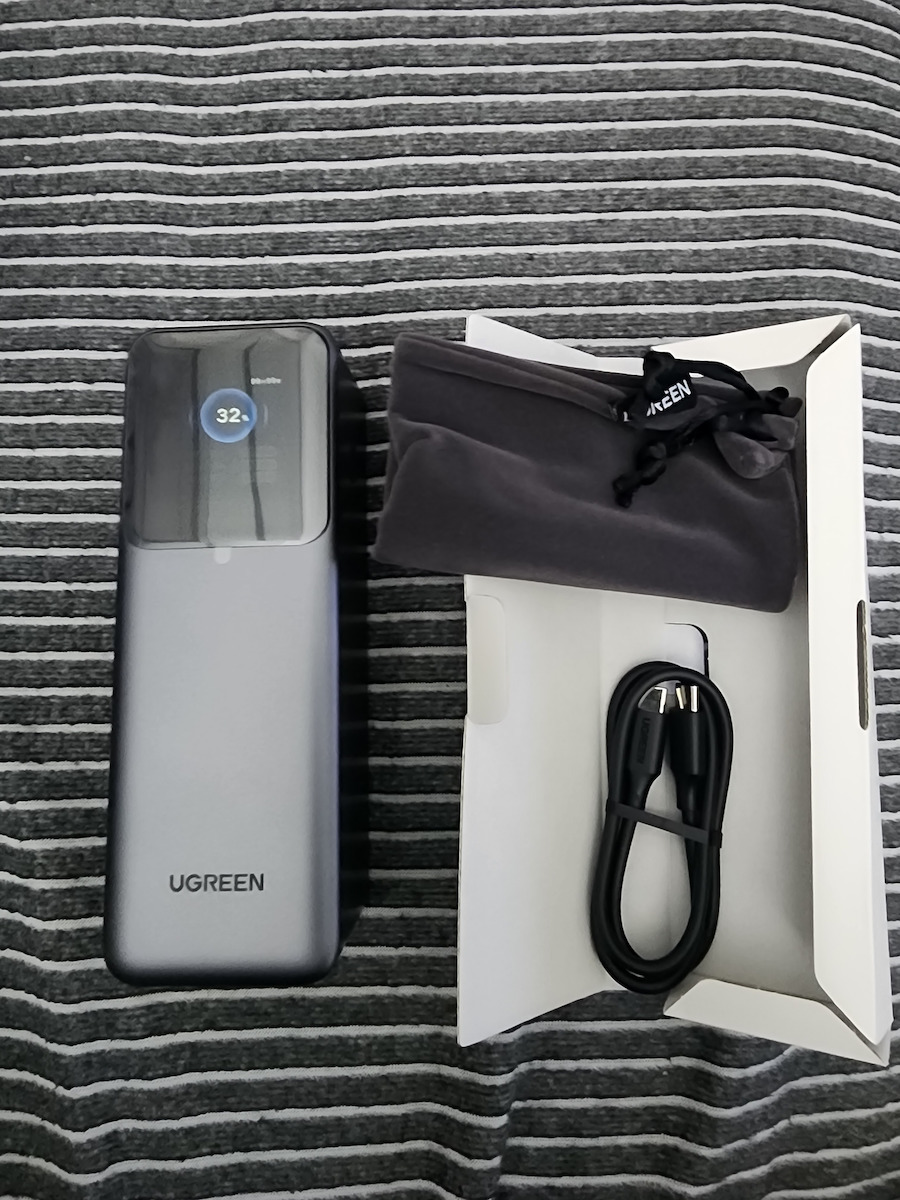 Ugreen PB722 Power Bank 25000mAh 200W with USB-A Port and 2 USB-C Ports Quick Charge 3.0 Multicolour