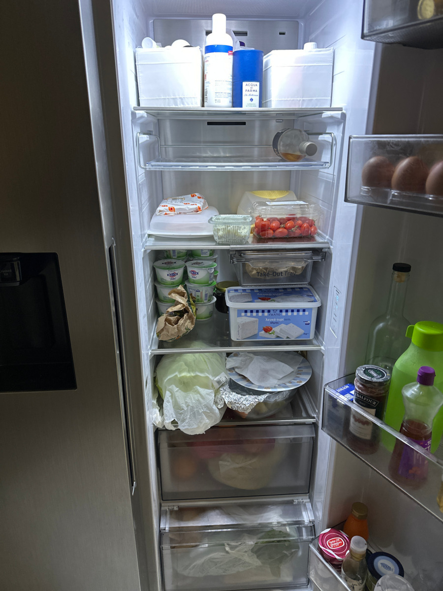 Samsung Side-by-Side Kühlschrank 634Es Total NoFrost H178xB91.2xT71.6cm. Inox RS68CG885DS9EF