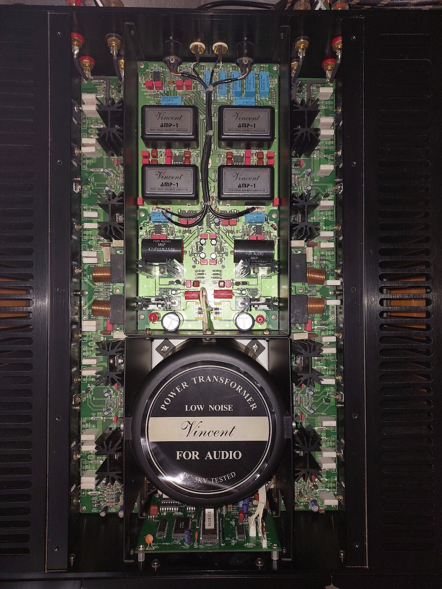 Vincent Ολοκληρωμένος Ενισχυτής Hi-Fi Stereo 400W/4Ω 200W/8Ω SV-238 MK Μαύρος