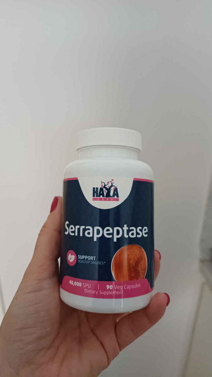 Haya Labs Serrapeptase 60 вегетариански капсули