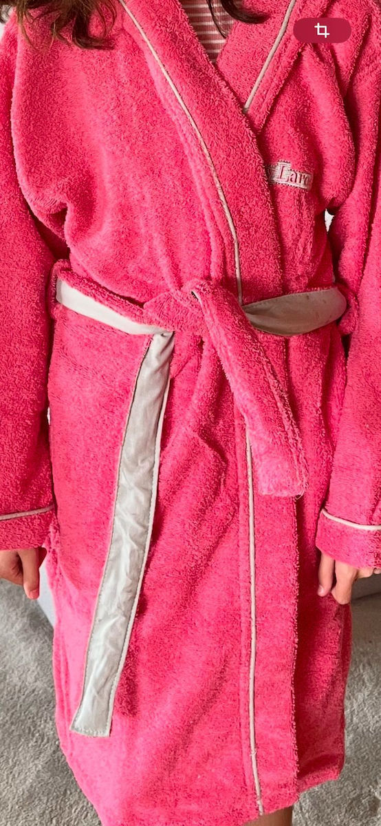Guy Laroche Παιδικό Μπουρνούζι Kiddies Petrol με Κουκούλα