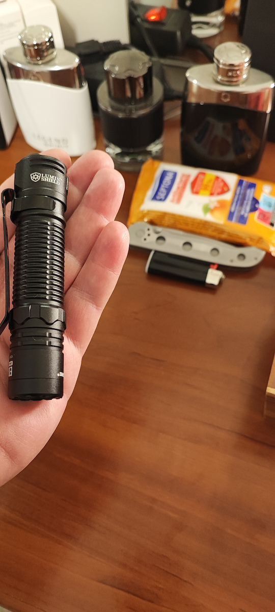 NiteCore Flashlight LED IP68 with Maximum Brightness 3500lm EDC31 Black