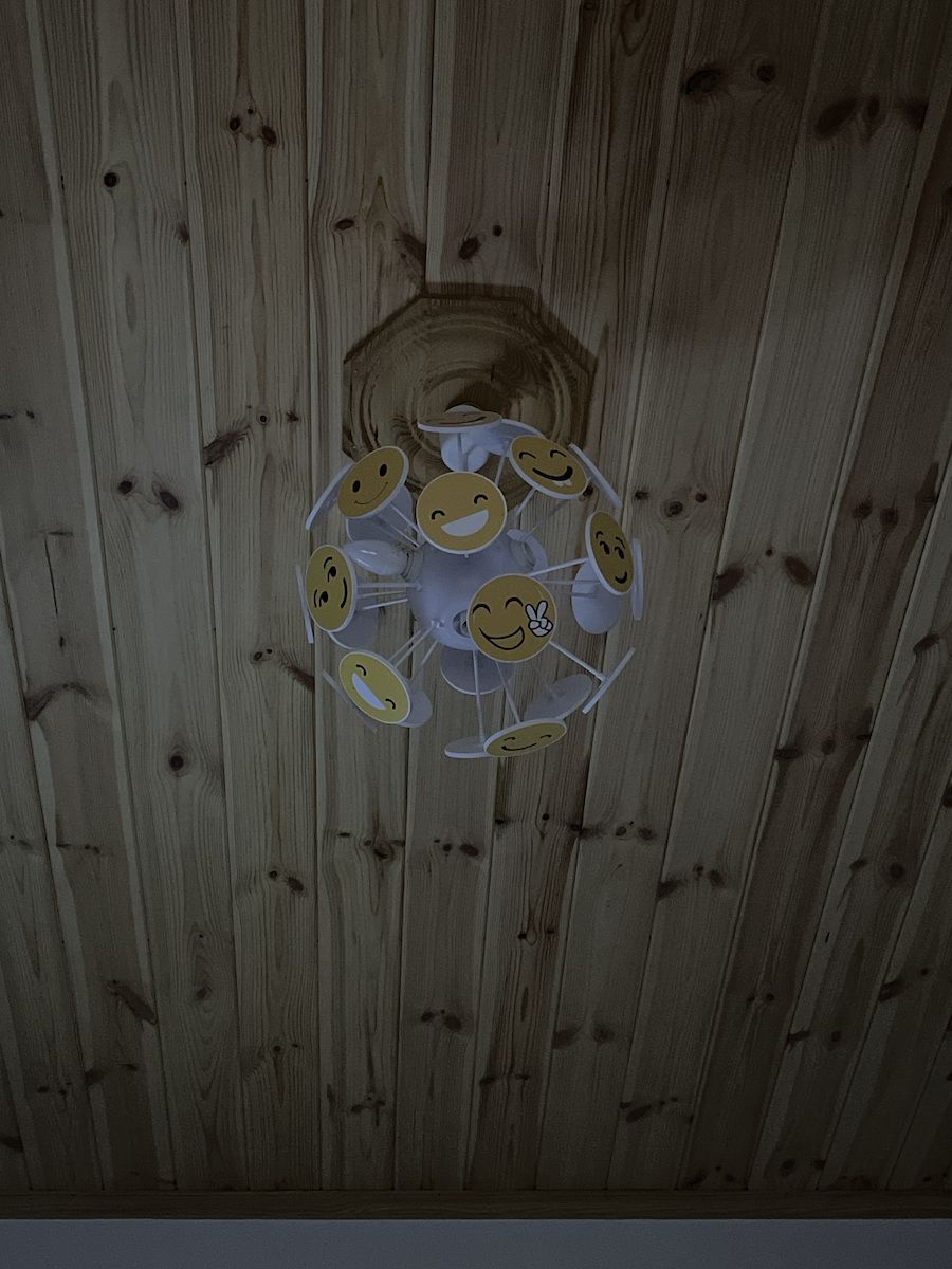 ARlight Emoji Πολύφωτο Παιδικό Φωτιστικό Κρεμαστό από Πλαστικό 40W με Υποδοχή E14 Κίτρινο 35cm