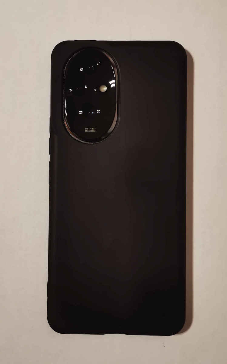 Volte-Tel Back Cover Σιλικόνης με Λουράκι Μαύρο (Honor 200)