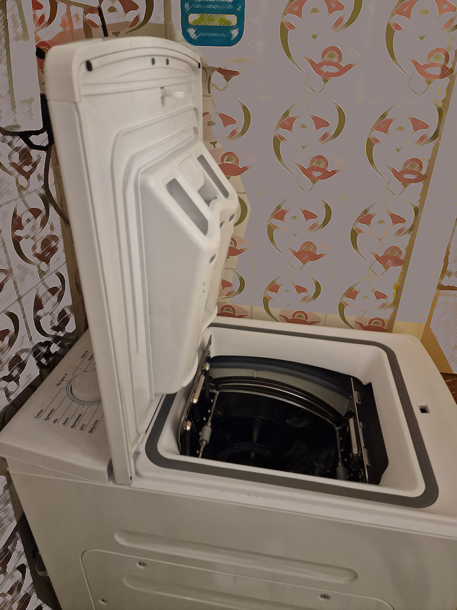 Tesla Πλυντήριο Ρούχων Άνω Φόρτωσης 7.5kg με Τεχνολογία Ατμού 1200 Στροφών Inverter Motor WL71292M