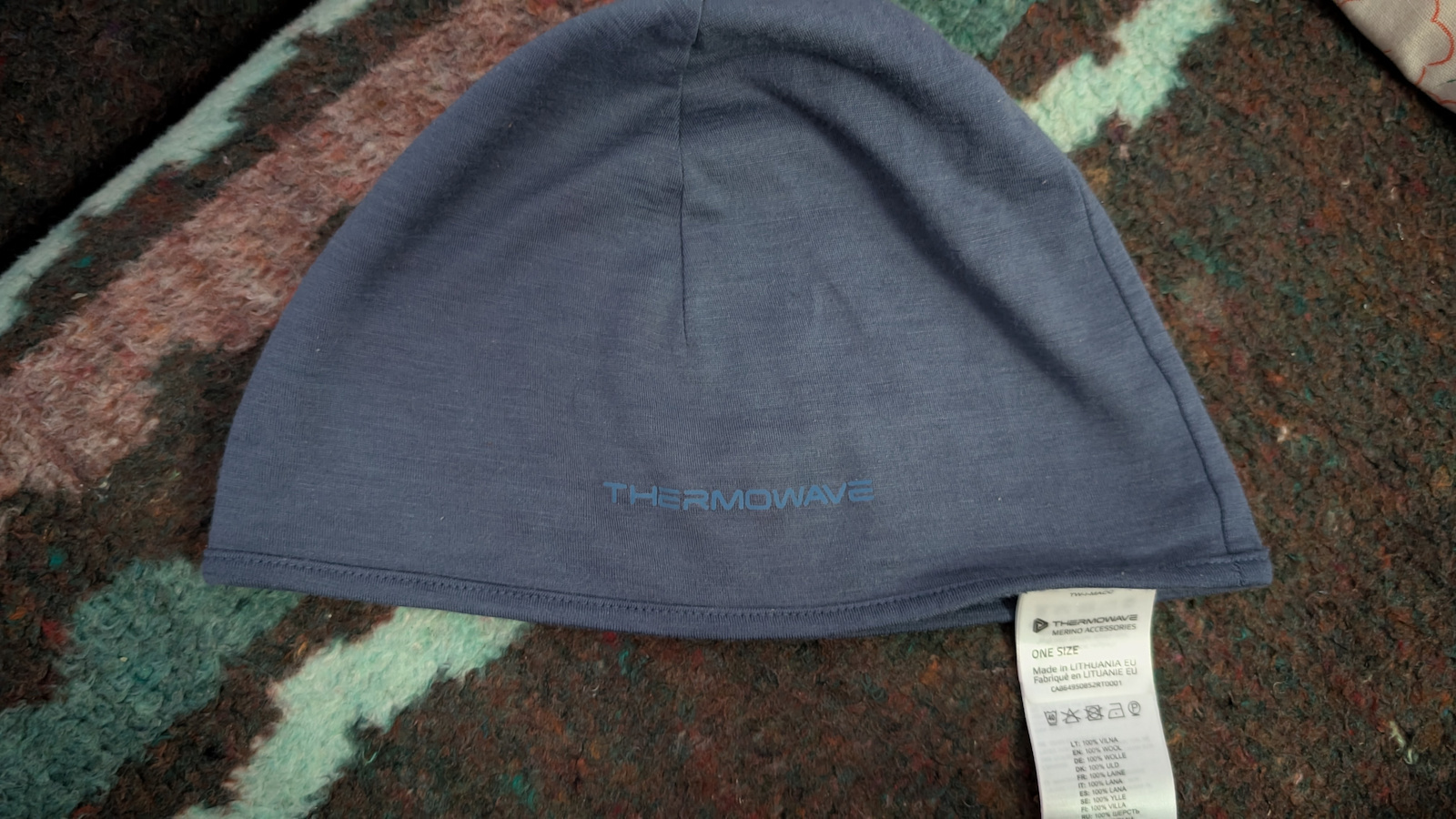 Beanie Unisex Reversible Beanie Knitted in Blue color