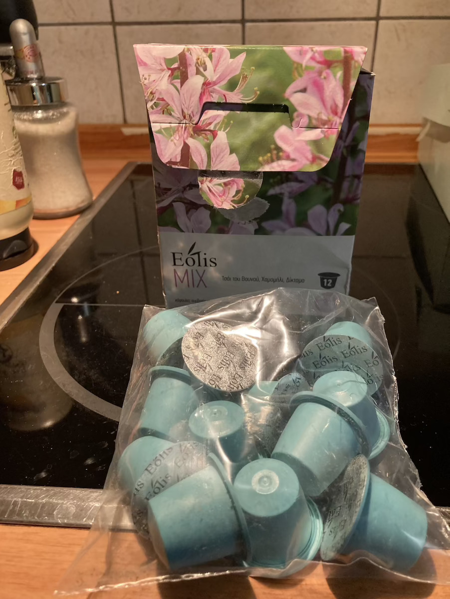 Eolis Capsules Tea Mix Compatible with Machine Nespresso 12caps,tobolek
