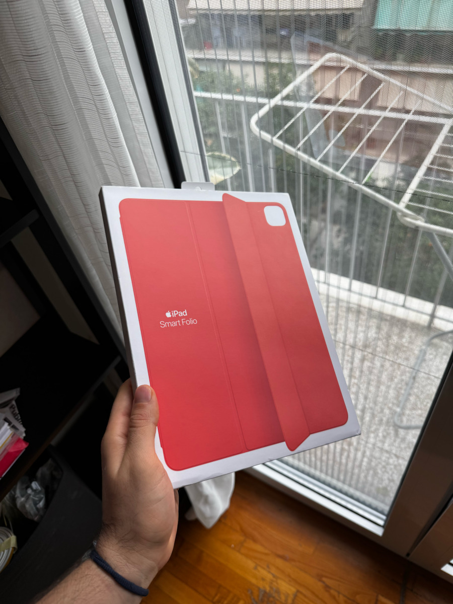 Apple Smart Folio Flip Cover Λευκή (iPad Pro 2021 12.9")
