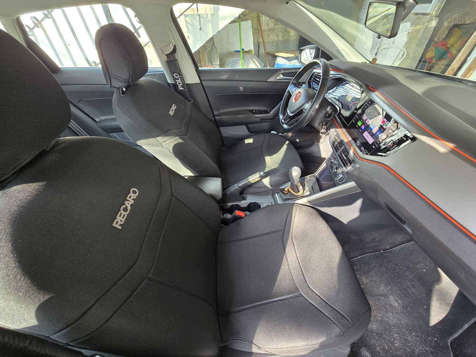 Race Axion Vordere Autositzbezüge 2Stücke Baumwolle Schwarze PLat.REC.BLACK
