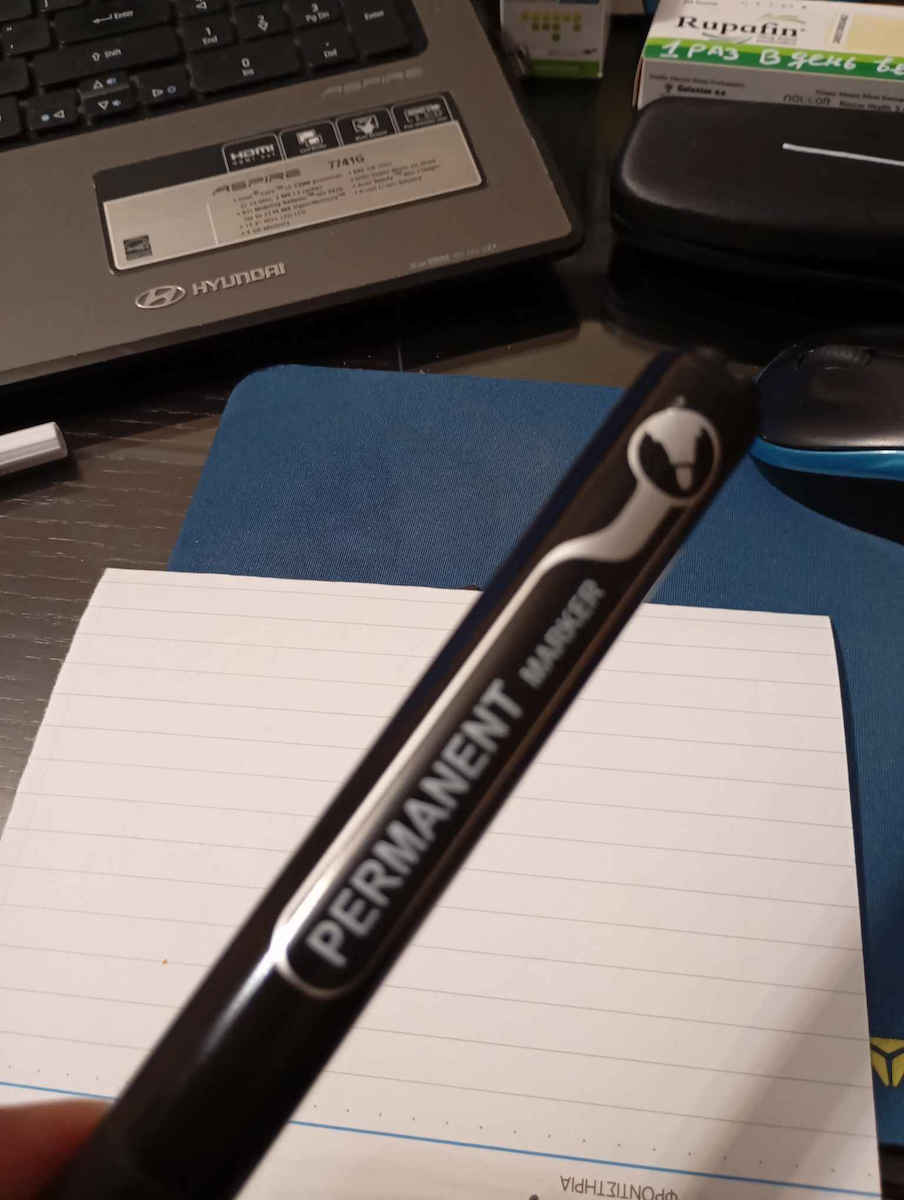 Enlegend PM2008 Permanent Marker 3mm Black