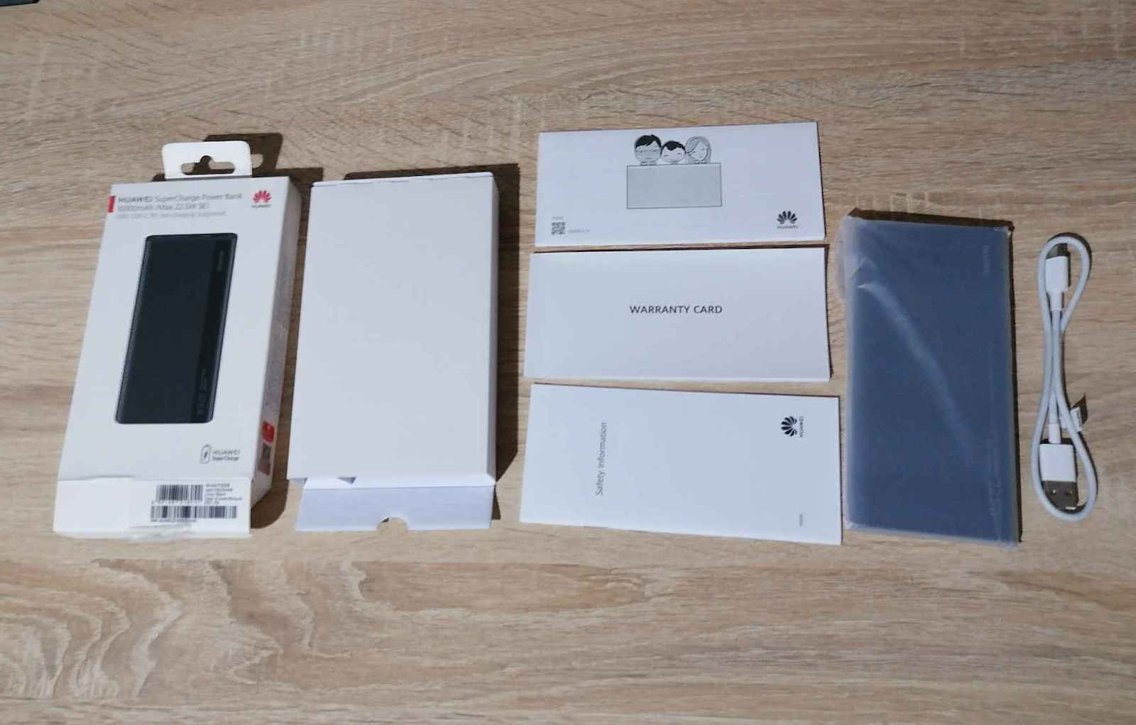 Huawei Supercharge Power Bank 10000mAh 22.5W με Θύρα USB-A και Θύρα USB-C Λευκό