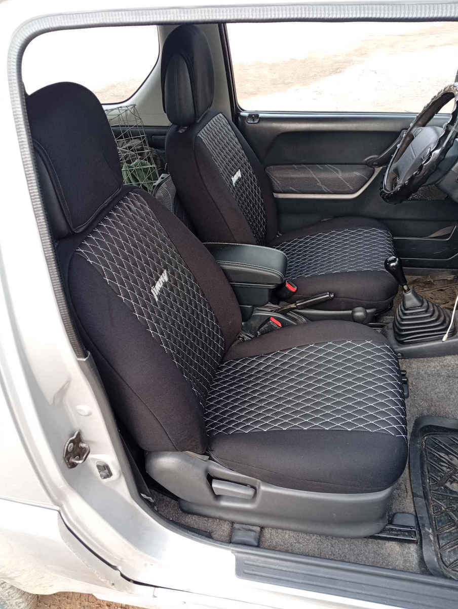 Huse Față Auto 2buc Piele sintetica Negru