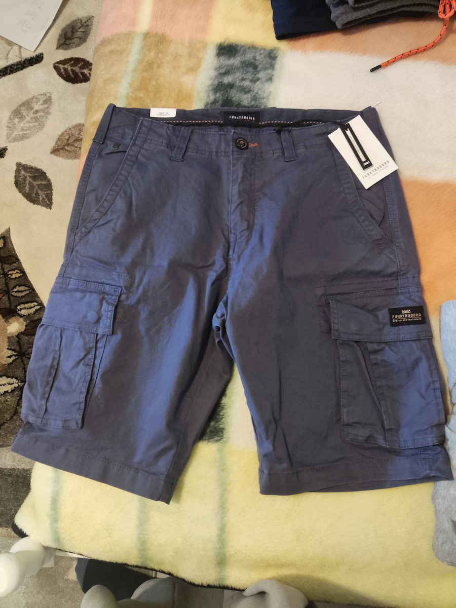 FBM007-00203 Men's Shorts Cargo Dusty Salmon