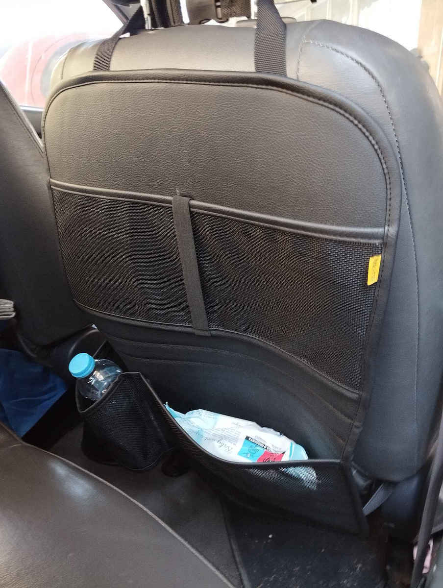 Car Seat Organizer Case Two Pockets