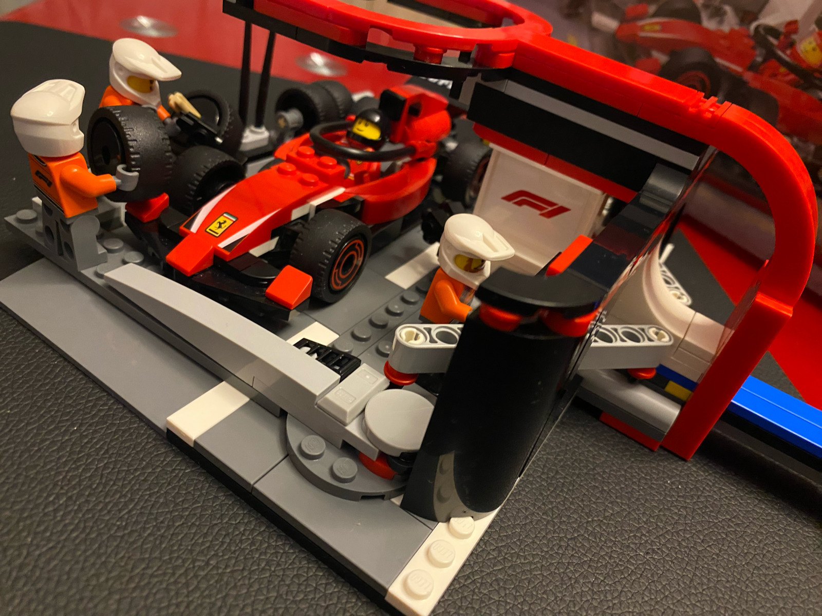 LEGO City F1 Pit Stop & Pit Crew with Ferrari Car for Ages 6+ 322 Pieces