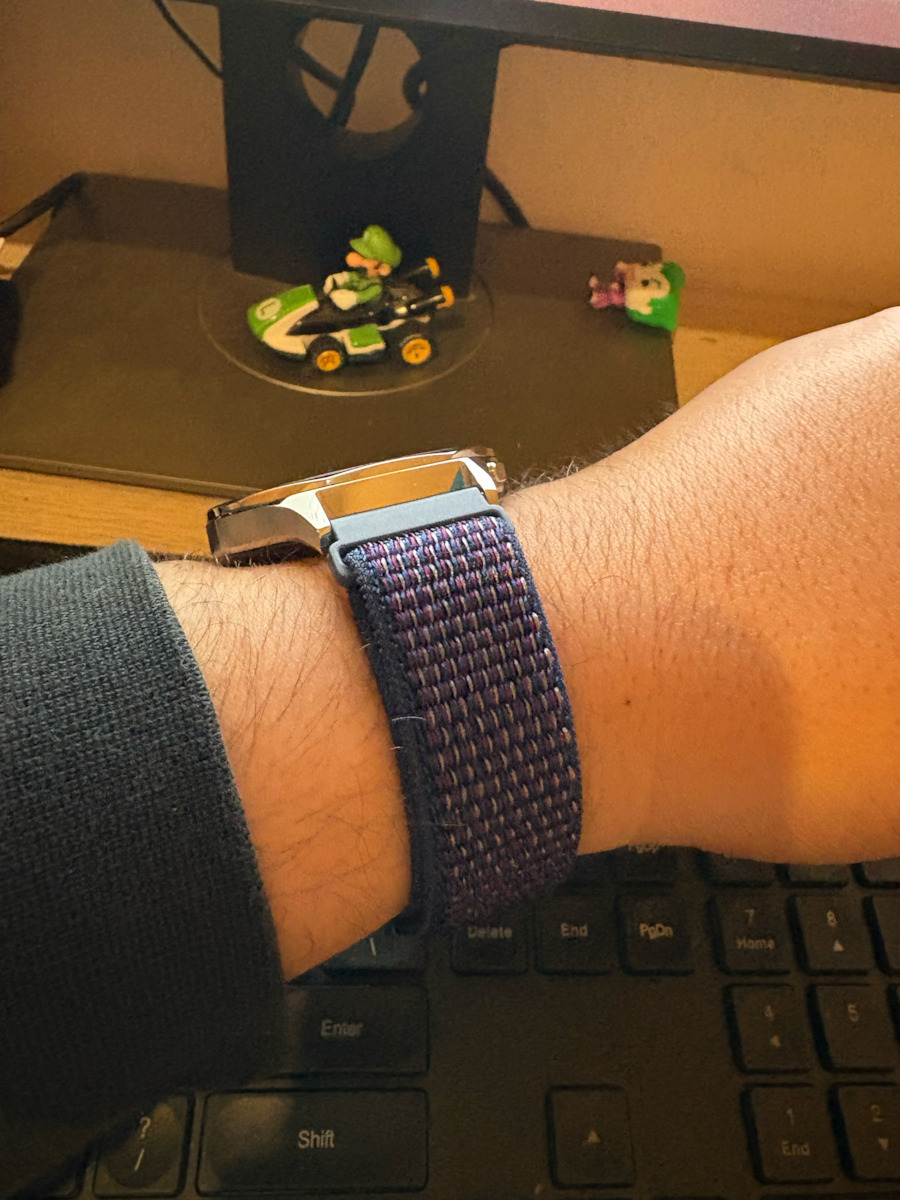 QuickFit Nylon Каишка Текстил Тъмносин (Huawei Watch GT/GT Pro 2/3/4/5 / Ultimate 46mm)