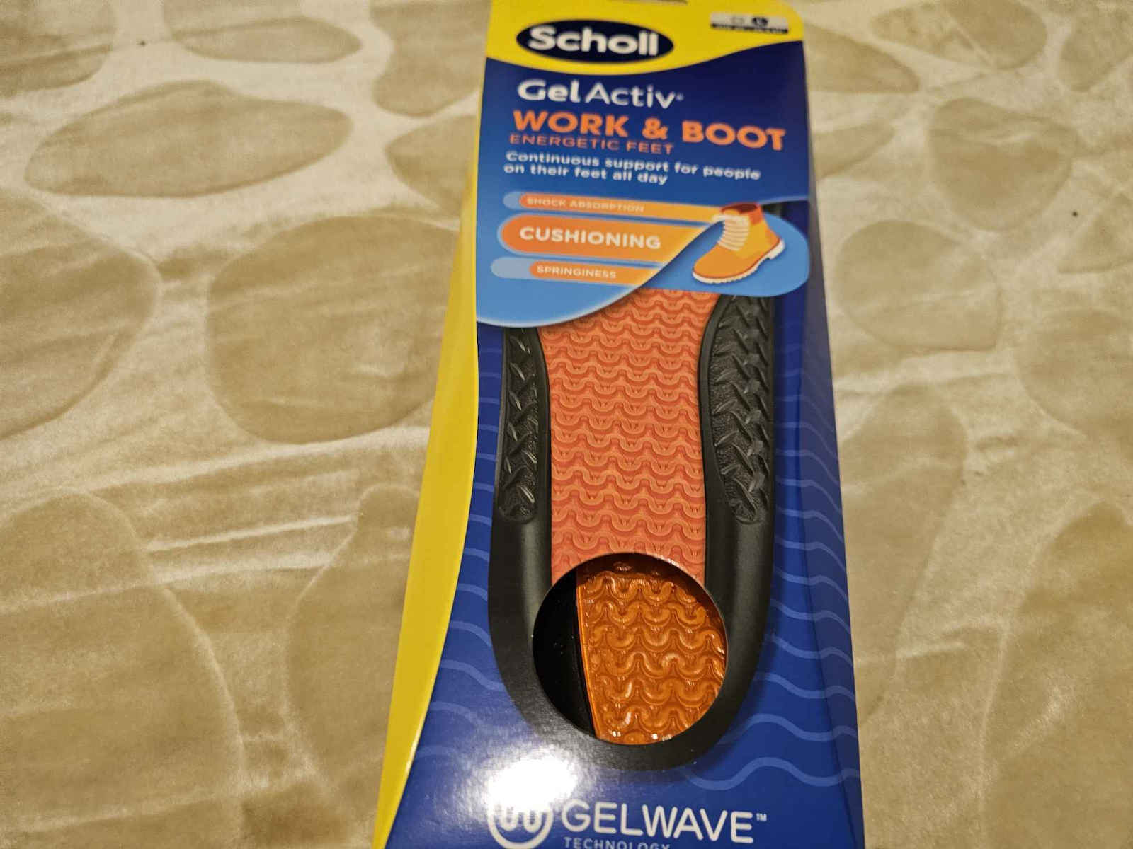 Scholl Gel Activ Ανατομικοί Πάτοι Παπουτσιών Εργασίας F940016834 1τμχ
