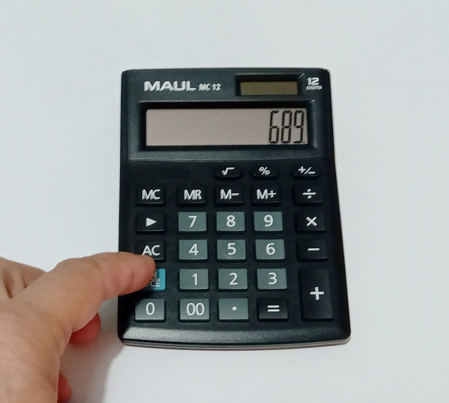 Maul MC12 Αριθμομηχανή 12 Ψηφίων σε Μαύρο Χρώμα