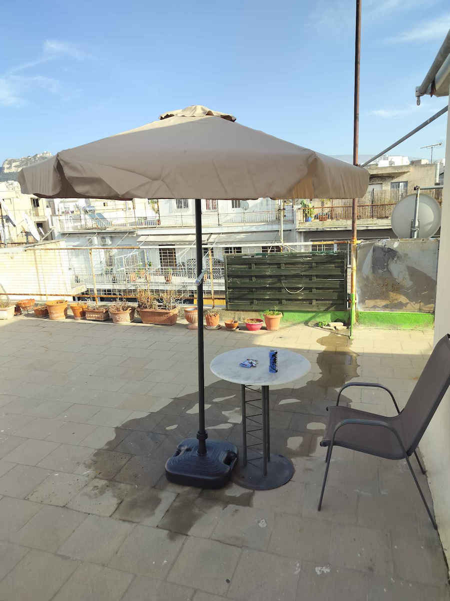 Garden & Terrace Floor Aluminium Round Parasol Beige D2xH2.2m