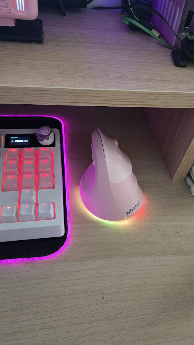 Meetion MT-BTM010R Wireless Ergonomic Mouse Negru