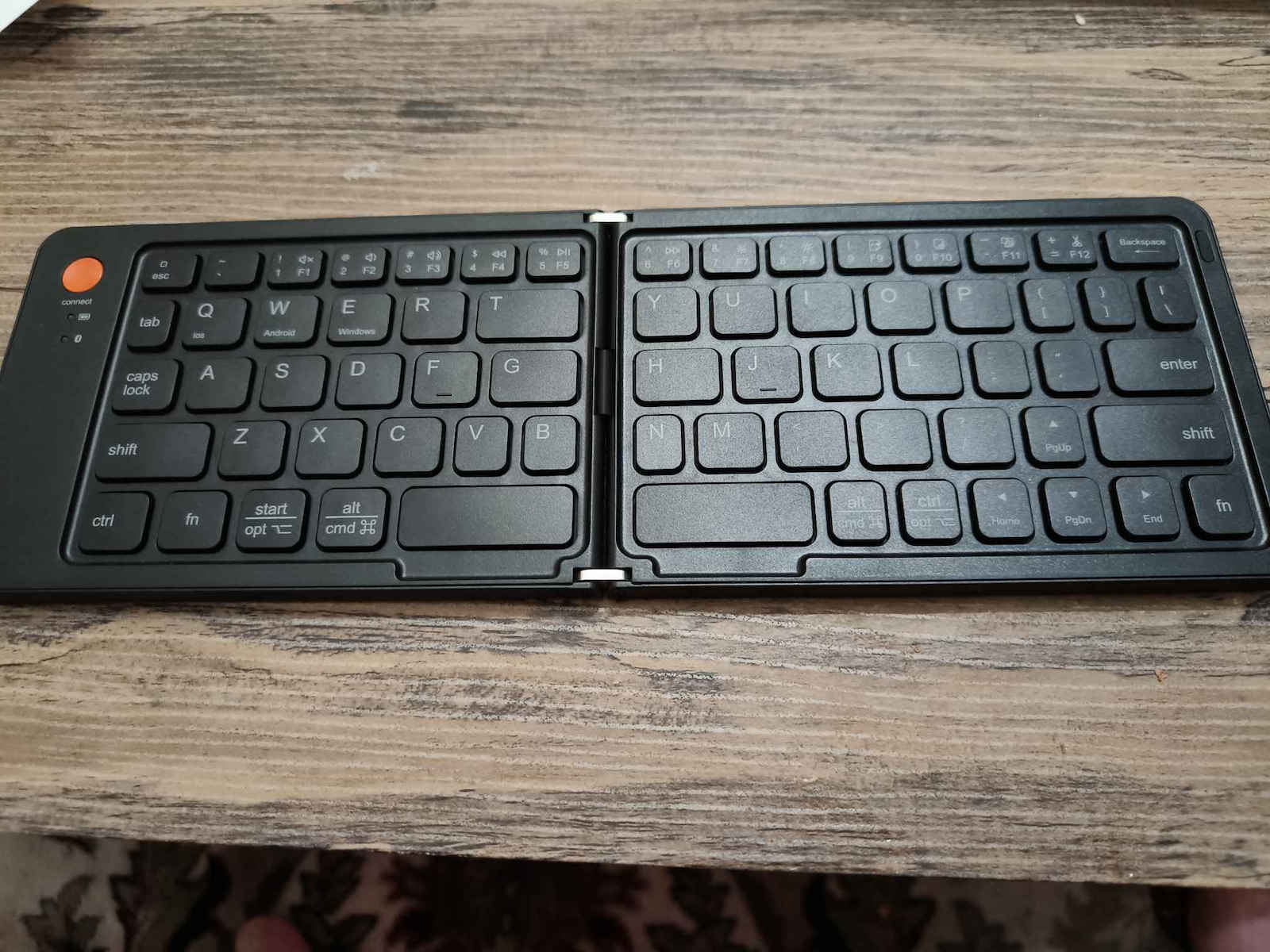Meetion MT-BTK001 Ασύρματο Bluetooth Πληκτρολόγιο Αγγλικό US Μωβ