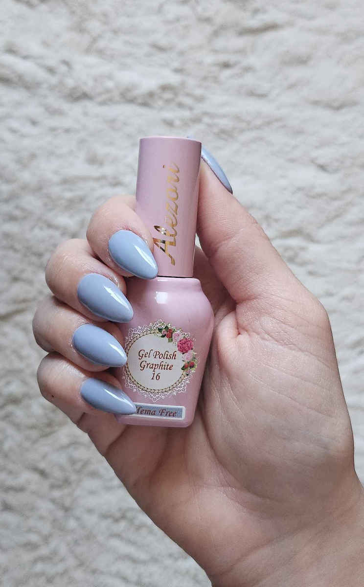 Alezori Halb-permanenter Nagellack Graphite 16 15ml 1Stück