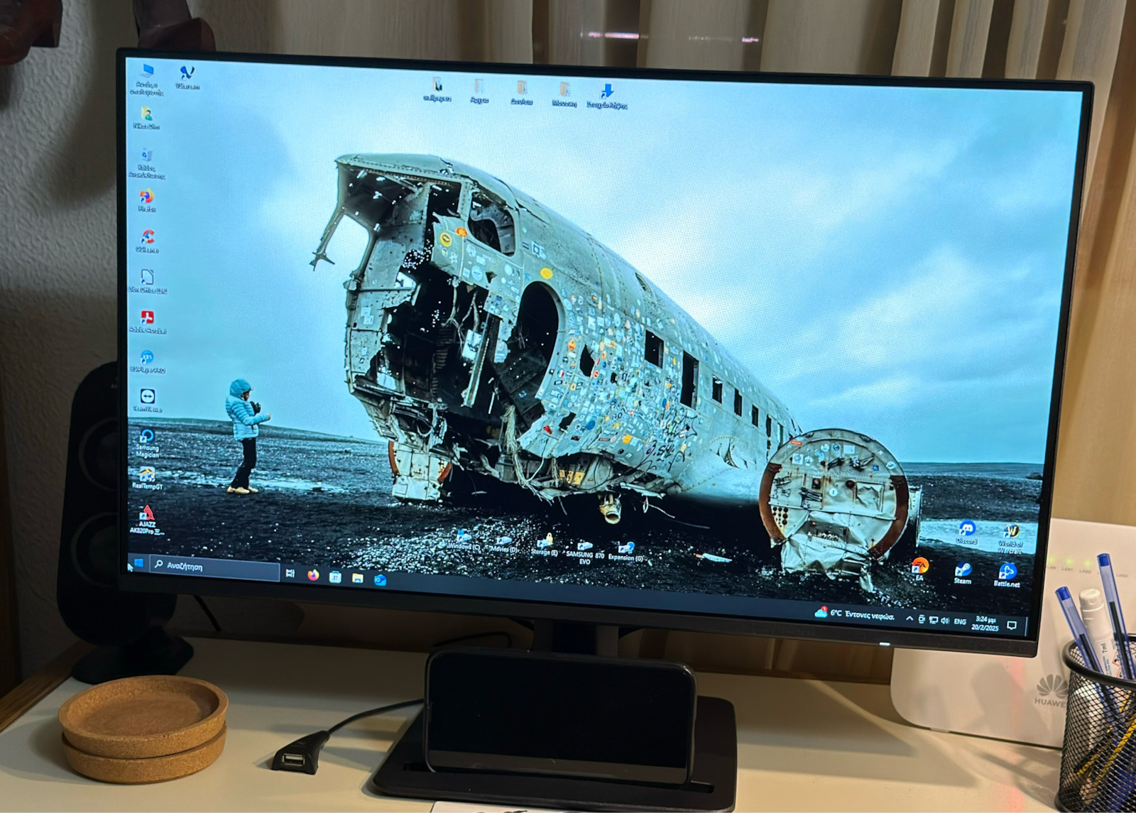 MSI PRO MP252 E2 IPS Monitor 24.5" FHD 1920x1080 mit Reaktionszeit 4ms GTG