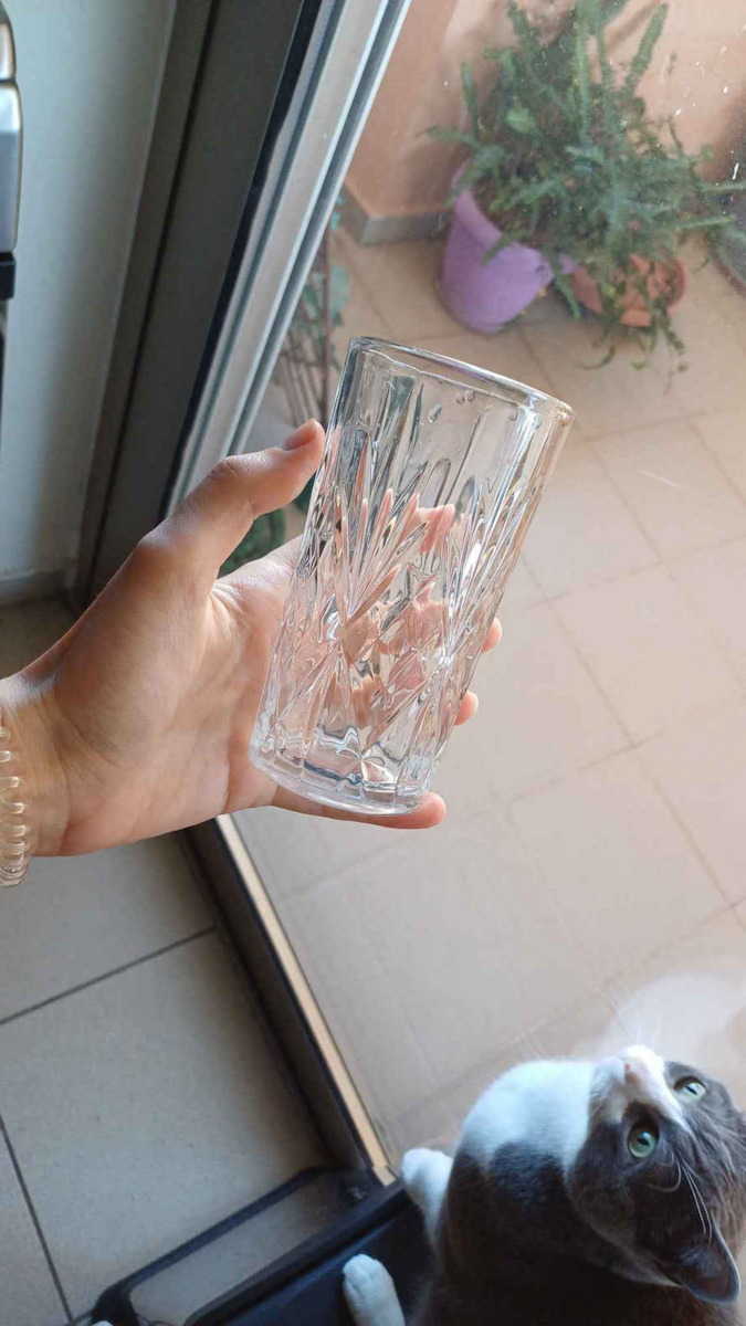 Keskor Σετ Ποτήρια Νερού από Γυαλί 250ml 6τμχ
