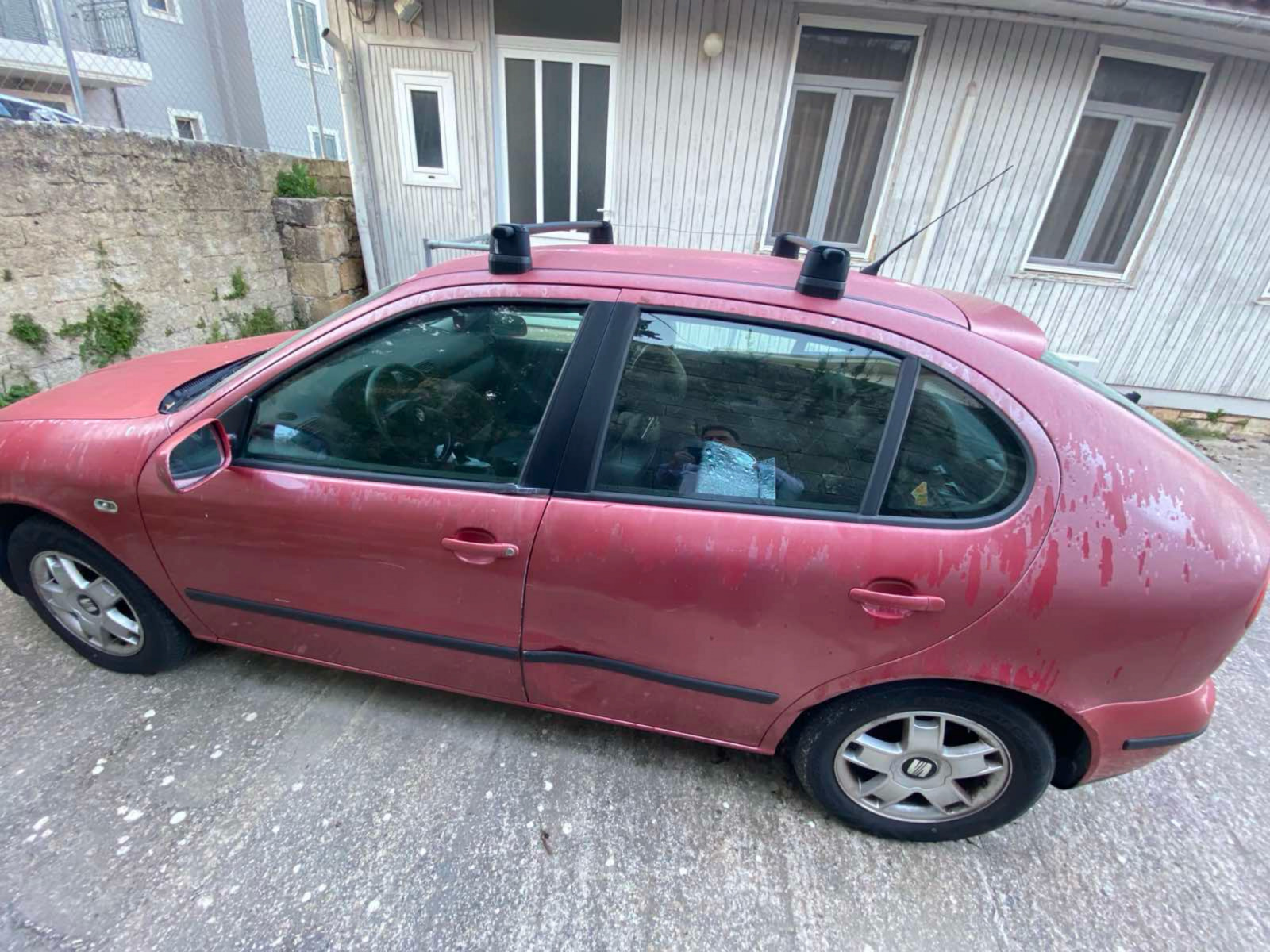 Cam Μπάρες Οροφής Μεταλλικές 112εκ. για Seat Leon / Toledo 5D (Σετ με πόδια) Μαύρες