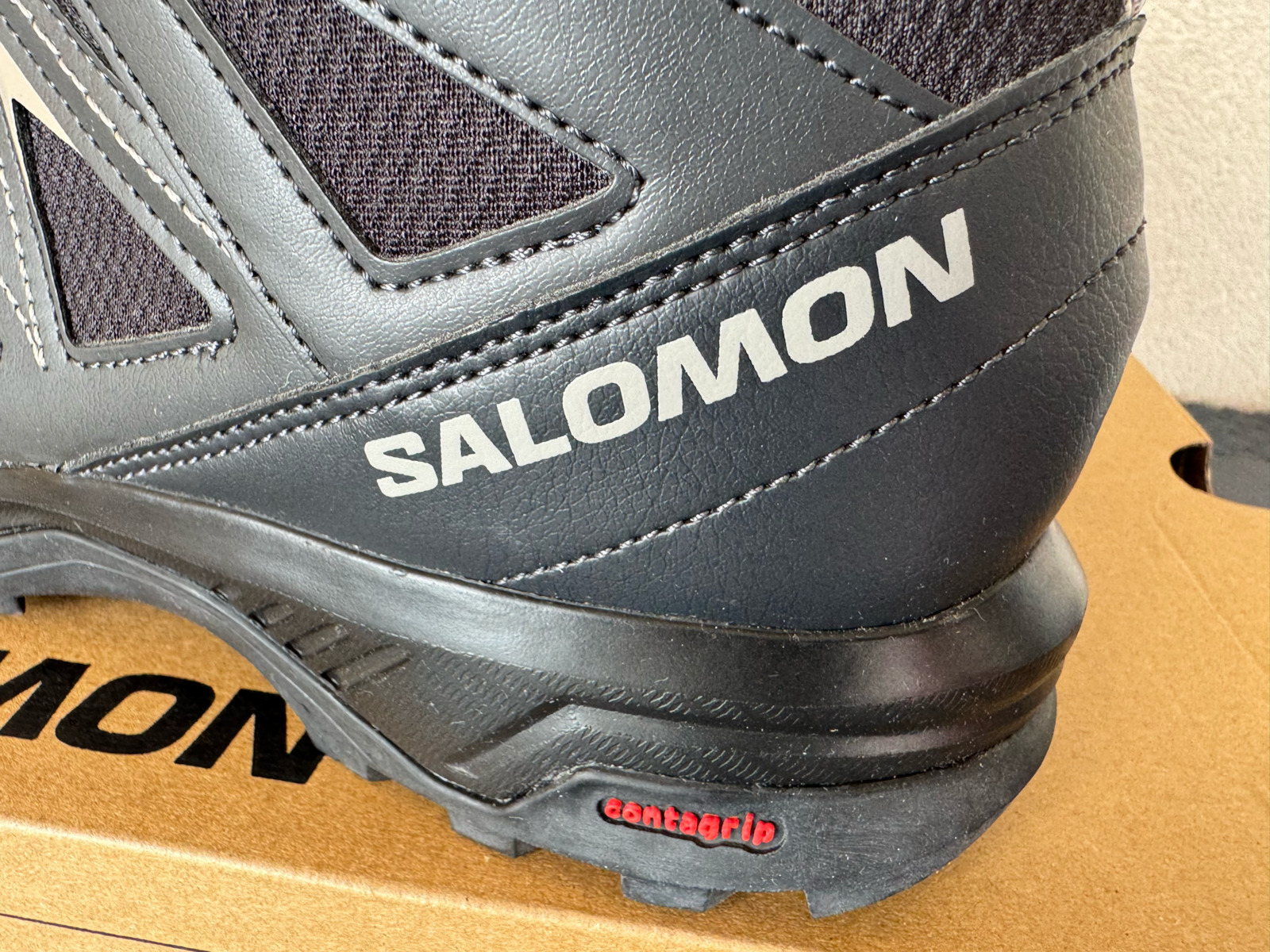 Salomon X Braze Mid GTX Men's Hiking Boots Waterproof with Gore-Tex Membrane Black