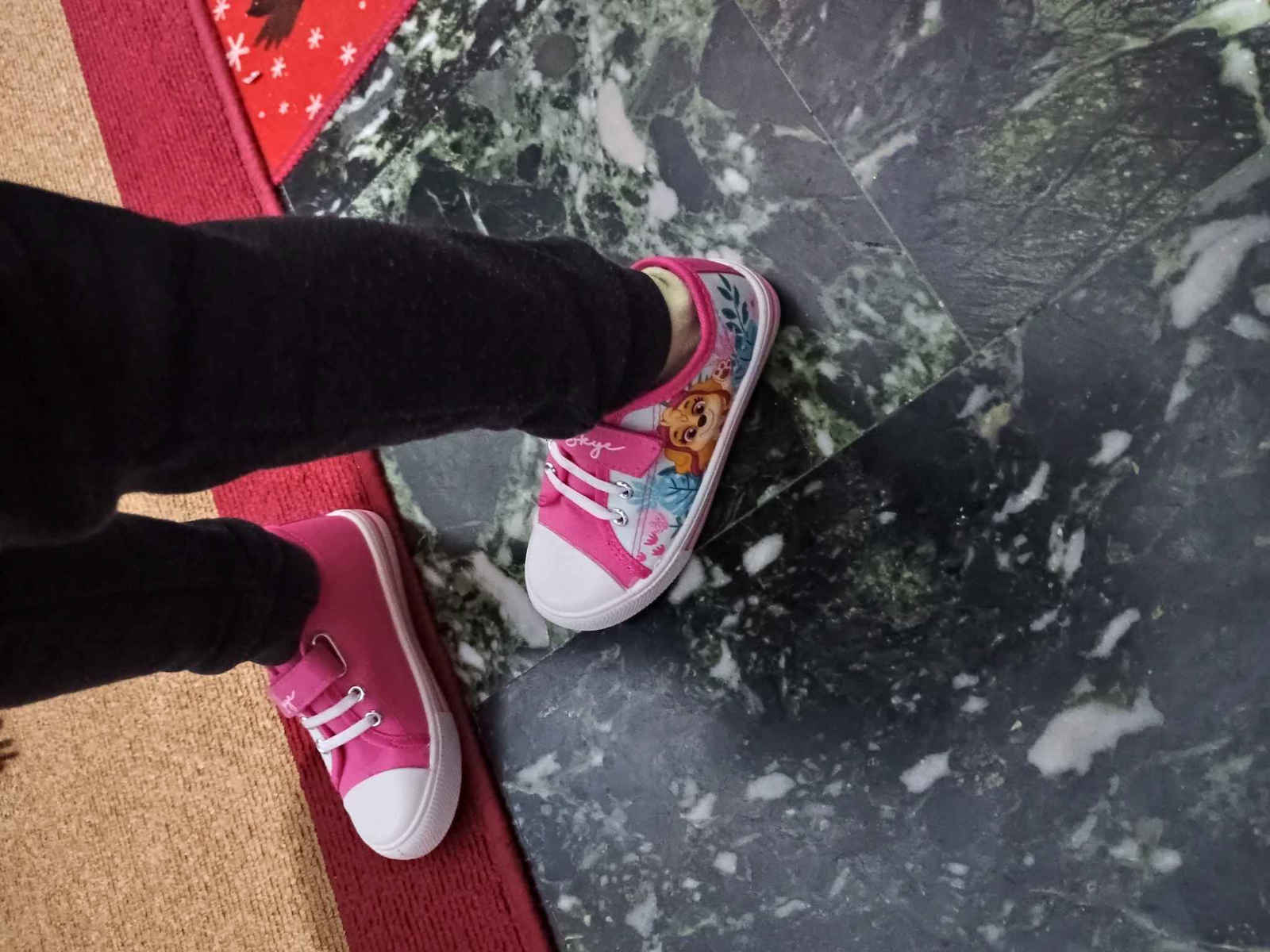 Kinder Sneakers mit Klettverschluss Rosa
